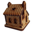 DOMEK las w słoiku ogród szkle 3D chatka sklejki kwiaciarnia dekoracja drewniana miniaturka miniaturowe dekoracje (2)