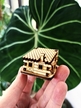 Drewniany DOMEK las w słoiku ogród szkle 3D chatka sklejki kwiaciarnia dekoracja drewniana miniaturka miniaturowe dekoracje (3)