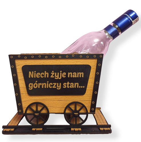 WAGON GÓRNICZY NA ALKOHOL kopalnia węgla kruszywa górnika prezent Barbórka prezent urodzinowy emerytura podziękowanie pożegnanie pracownika (1)