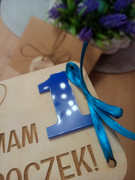 Kartka Drewniana ROCZEK urodzinki Bon Prezent  podarunkowy na pieniądze karta podarunkowa VOUCHER życzenia drewniane dla dziecka (12)