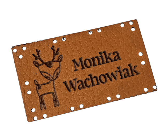 karmel Naszywki wszywki ekoskóra TWOJA NAZWA  metka rękodzieło handmade naszywka WZORY (4)