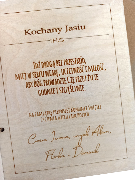Pierwsza Komunia Święta ŻYCZENIA KOMUNIJNE pamiątka prezent z kopertą dla dziewczynki dla chłopca (5)