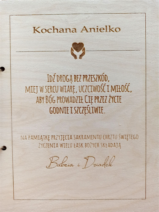 Chrzest Święty ŻYCZENIA na chrzciny pamiątka prezent z kopertą dla dziewczynki dla chłopca (3)