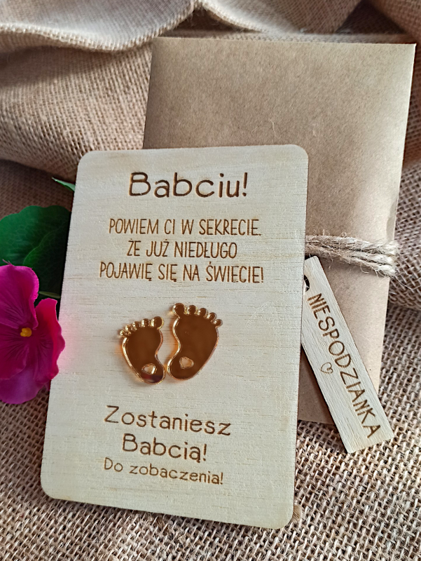 niespodzianka zostaniecie dziadkami