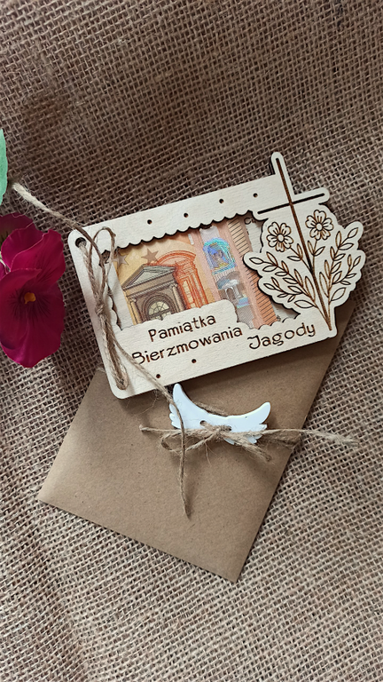 ✨ 💛 Kartka z życzeniami na Bierzmowanie ✝️ | pamiątka sakramentu | eleganckie życzenia 💛 (2)