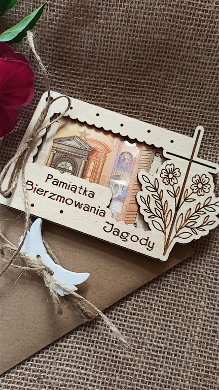 ✨ 💛 Kartka z życzeniami na Bierzmowanie ✝️ | pamiątka sakramentu | eleganckie życzenia 💛 (3)
