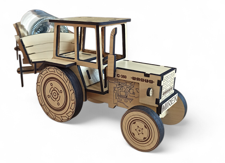 TRAKTOR Wódowóz prezent NA URODZINY URSUS Ciągnik dla rolnika DĄB JASNY (3)