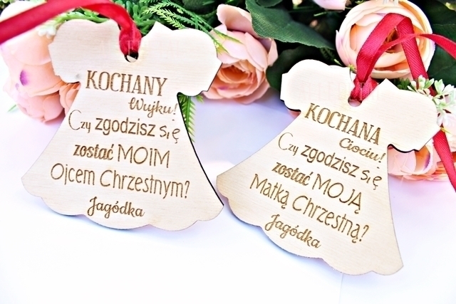 CHRZEST zaproszenie ZAWIESZKA upominek pamiątka zapytanie czy zostaniesz moją chrzestną chrzestnym (2)