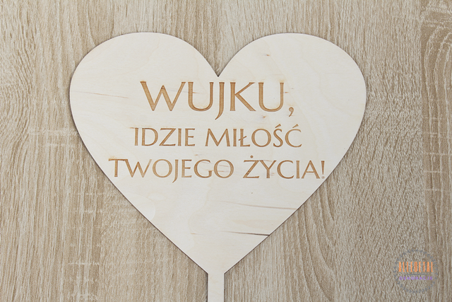 Tabliczka ŚLUBNA Wujku idzie miłość twojego życia DEKORACJA KOŚCIÓŁ (2)