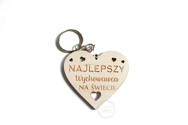 DZIEŃ NAUCZYCIELA szkoła ŚLUBOWANIE brelok do kluczy prezent podziękowanie drewniany (3)