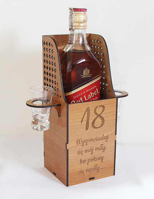 KONFESJONAŁ zabawne pudełko na alkohol URODZINY 18 30 40 60 prezent box opakowanie  (3)