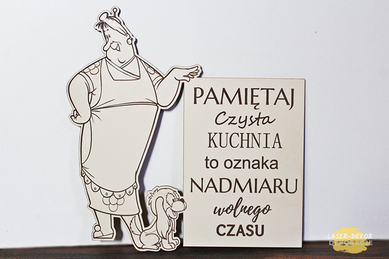  PLAKAT tablica na ścianę sentencja Z TWOIM TEKSTEM do kuchni dekoracja grawer personalizacja (2)