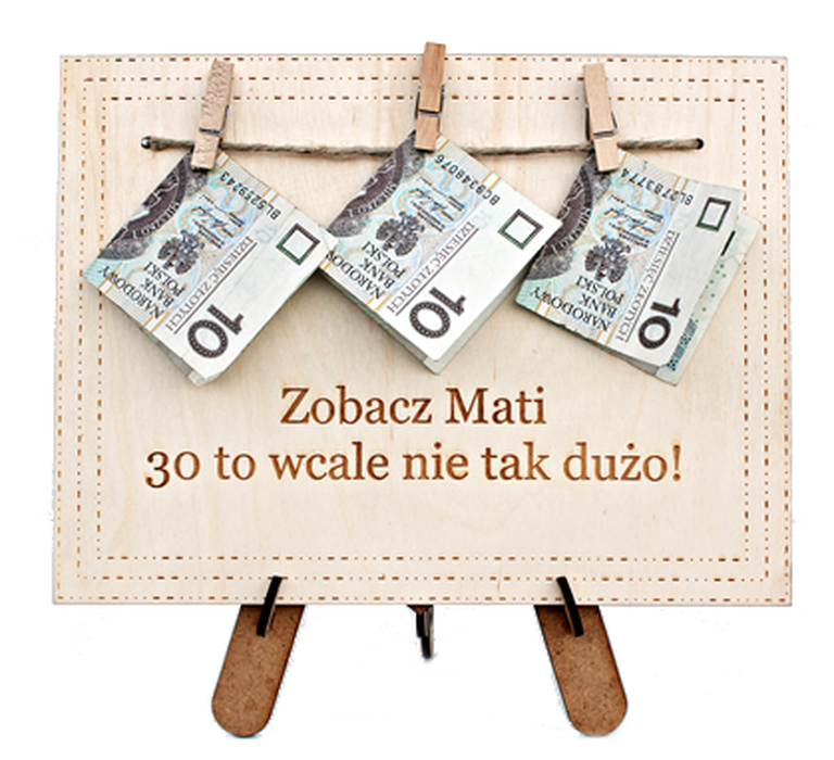  RAMKA na okrągłe urodziny 18 20 30 40 50 60 70 PREZENT banknoty wiszące życzenia tabliczka śmieszny życzenia (2)