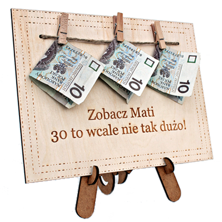  RAMKA na okrągłe urodziny 18 20 30 40 50 60 70 PREZENT banknoty wiszące życzenia tabliczka śmieszny życzenia (3)