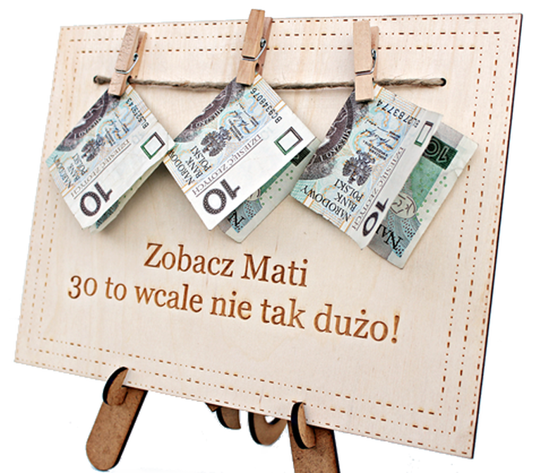  RAMKA na okrągłe urodziny 18 20 30 40 50 60 70 PREZENT banknoty wiszące życzenia tabliczka śmieszny życzenia (4)