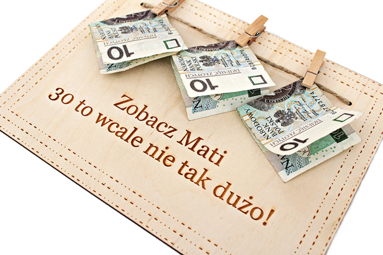  RAMKA na okrągłe urodziny 18 20 30 40 50 60 70 PREZENT banknoty wiszące życzenia tabliczka śmieszny życzenia (7)