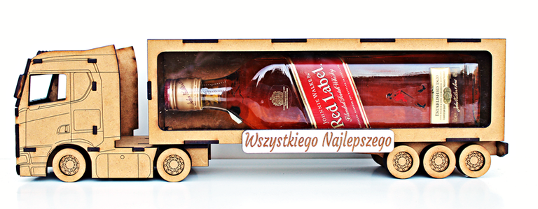  WÓDOWÓZ tir z halogenami CIĘŻARÓWKA na alkohol URODZINOWY 18 30 40 50 60 70 emerytura KAWALERSKIE (6)