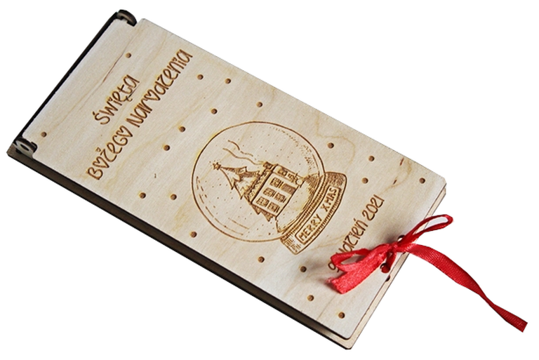 PUDEŁKO ŚWIĄTECZNE PREZENTOWE OZDOBNE ŚWIĘTA ETUI na PIENIĄDZE pudełko z życzeniami drewniane retro prezent dla niej Boże Narodzenie na prezent prezenty Mikołaj upominki pod choinkę (9)
