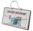 RAMKA TABLICZKA NA PREZENT VOUCHER URODZINOWY na banknoty zawieszka z życzeniami (2)
