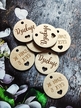  Zawieszka dwustronna podziękowanie za zakupy rękodzieło handmade drewniana (7)
